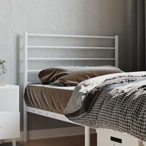 VidaXL Hoofdbord metaal wit 80 cm