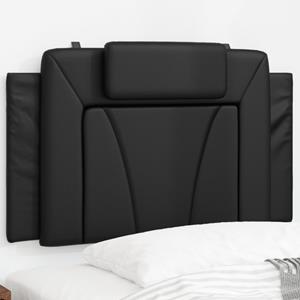 VidaXL Hoofdbordkussen 90 cm kunstleer zwart