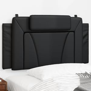 VidaXL Hoofdbordkussen 100 cm kunstleer zwart