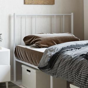 VidaXL Hoofdbord metaal wit 80 cm