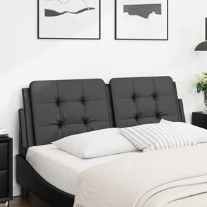 VidaXL Hoofdbordkussen 120 cm kunstleer zwart