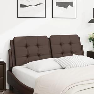 VidaXL Hoofdbordkussen 120 cm kunstleer bruin