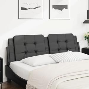 VidaXL Hoofdbordkussen 160 cm kunstleer zwart