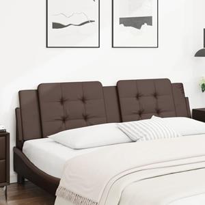 VidaXL Hoofdbordkussen 180 cm kunstleer bruin