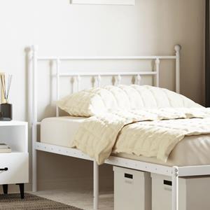 VidaXL Hoofdbord 100 cm metaal wit