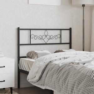 VidaXL Hoofdbord 75 cm metaal zwart