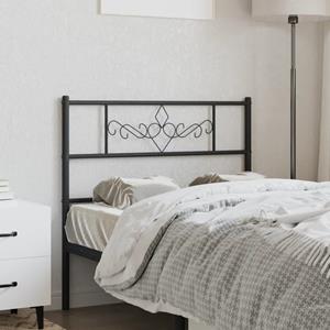 VidaXL Hoofdbord 107 cm metaal zwart