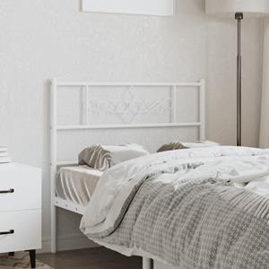 VidaXL Hoofdbord 75 cm metaal wit