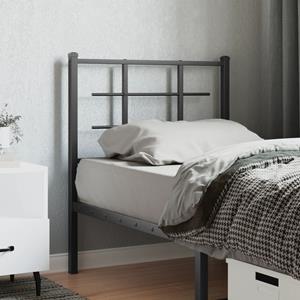 VidaXL Hoofdbord 75 cm metaal zwart