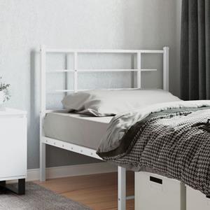 VidaXL Hoofdbord 107 cm metaal wit