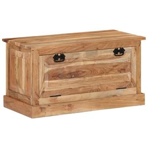 VidaXL Schoenenopbergbank 85x40x45 cm massief acaciahout