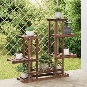 VidaXL Plantenstandaard 95x25x96 cm massief vurenhout