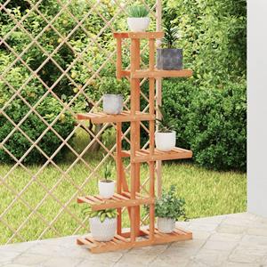 VidaXL Plantenstandaard 75x25x140,5 cm massief vurenhout