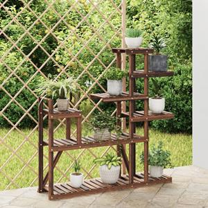 VidaXL Plantenstandaard 110x25x111 cm massief vurenhout