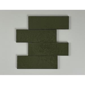 Equipe Ceramicas Equipe Cerámicas Kalma wandtegel - 6x18.6cm - Selva glans (groen) SW07314815-6
