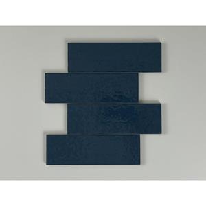 Equipe Ceramicas Equipe Cerámicas Kalma wandtegel - 6x18.6cm - Deep Blue glans (blauw) SW07314815-1