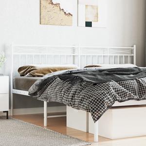 VidaXL Hoofdbord 180 cm metaal wit