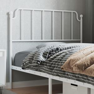VidaXL Hoofdbord 107 cm metaal wit