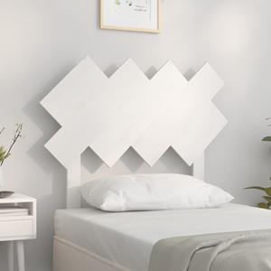 VidaXL Hoofdbord 92x3x81 cm massief grenenhout wit