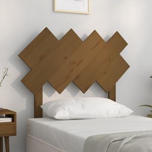 VidaXL Hoofdbord 92x3x81 cm massief grenenhout honingbruin