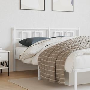 VidaXL Hoofdbord 150 cm metaal wit