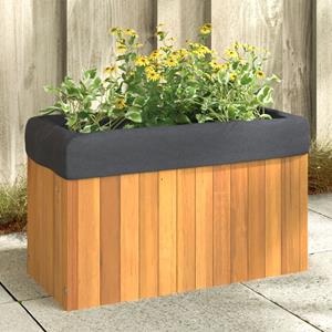 VidaXL Plantenbak 59x27,5x35 cm massief acaciahout