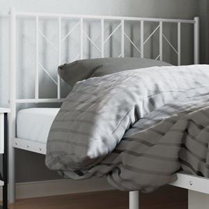 VidaXL Hoofdbord 107 cm metaal wit
