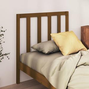 VidaXL Hoofdbord 95x4x100 cm massief grenenhout honingbruin