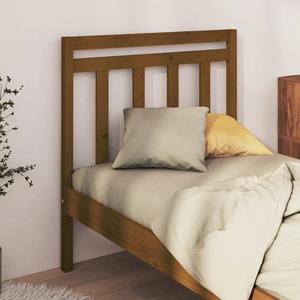VidaXL Hoofdbord 95x4x100 cm massief grenenhout honingbruin