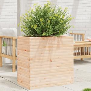 VidaXL Plantenbak 70x40x68,5 cm massief grenenhout