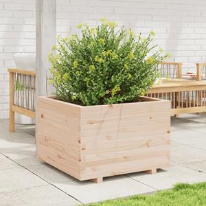 VidaXL Plantenbak 70x70x49,5 cm massief grenenhout