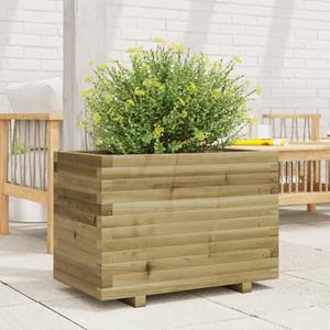 VidaXL Plantenbak 70x40x49,5 cm geïmpregneerd grenenhout