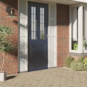 VidaXL Raamfolie strepenpatroon mat 45x500 cm PVC