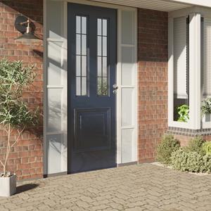 VidaXL Raamfolie strepenpatroon mat 45x2000 cm PVC