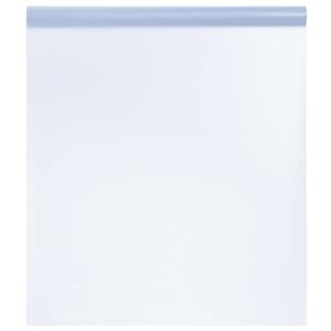 VidaXL Raamfolie statisch mat transparant grijs 60 x 500 cm PVC