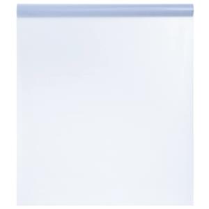 VidaXL Raamfolie statisch mat transparant grijs 90 x 2000 cm PVC