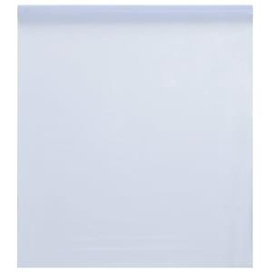 VidaXL Raamfolie statisch mat transparant wit 45x1000 cm PVC