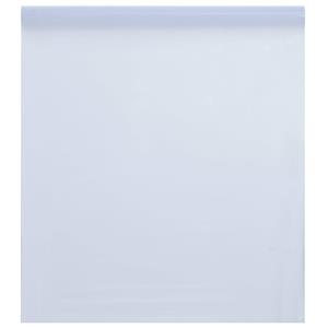 VidaXL Raamfolie statisch mat transparant wit 90x500 cm PVC