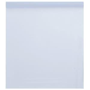 VidaXL Raamfolie statisch mat transparant wit 90x1000 cm PVC