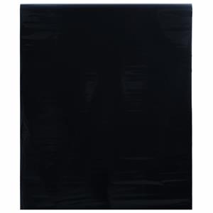 VidaXL Raamfolie statisch matzwart 45 x 2000 cm PVC