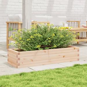 VidaXL Plantenbak 110x40x23 cm massief grenenhout