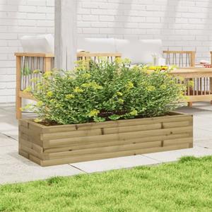 VidaXL Plantenbak 110x40x23 cm geïmpregneerd grenenhout