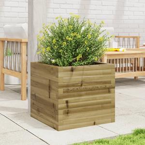 VidaXL Plantenbak 50x50x45,5 cm geïmpregneerd grenenhout