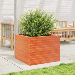 VidaXL Plantenbak 60x60x45,5 cm massief grenenhout wasbruin