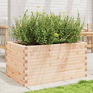 VidaXL Plantenbak 90x60x45,5 cm massief grenenhout