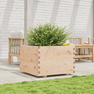 VidaXL Plantenbak 70x70x49,5 cm massief grenenhout