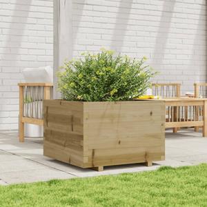 VidaXL Plantenbak 70x70x49,5 cm geïmpregneerd grenenhout
