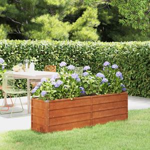 VidaXL Plantenbak verhoogd 160x40x45 cm cortenstaal roestig
