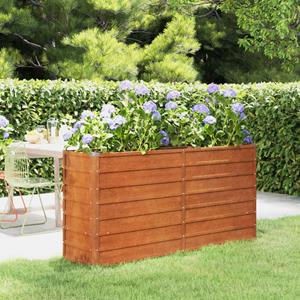 VidaXL Plantenbak verhoogd 160x40x77 cm cortenstaal roestig