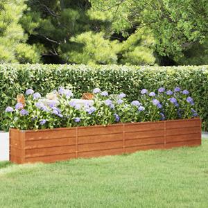 VidaXL Plantenbak verhoogd 320x40x45 cm cortenstaal roestig
